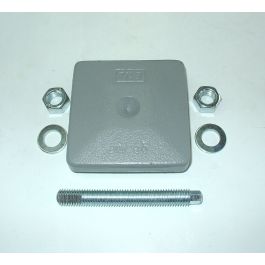 4 M10x100 Grau Fräsmaschine 1 Maschinenfuß Lose Verbunden 85x85