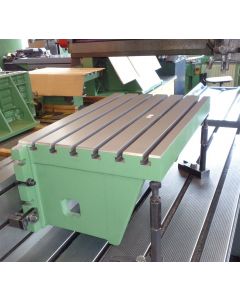 Feststehender Winkeltisch 630x400 grün (gebraucht) für Deckel Fräsmaschine