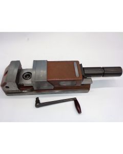 Maschinen-Schraubstock Allmatic 125mm mit Drehplatte (gebraucht) Deckel Fräsm.