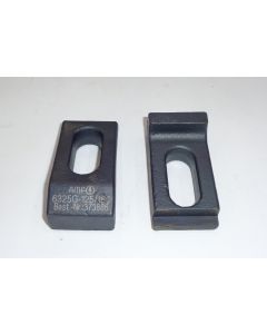 2 Spannpratzen für Maschinen-Schraubstock Allmatic 125mm, 160mm