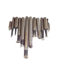 12 Drehstähle (Ausdrehstähle) L:28-122mm für Wohlhaupter (gebraucht)