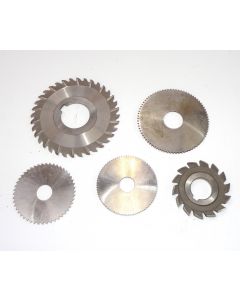 5 Kreissägeblätter, Scheibenfräser D63 bis D100mm (gebraucht)