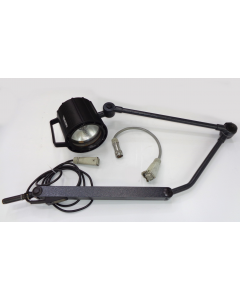 Maschinenleuchte 24 V Halogen + Adapter z.B. für Deckel Fräsmaschine (gebraucht)