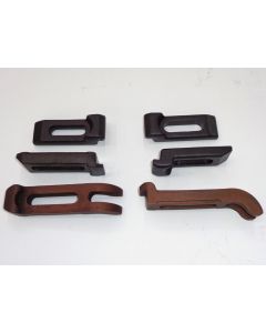 6 Spannpratzen gebr. für 12mm T Schrauben Deckel Fräsmaschine