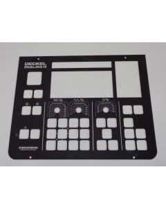 Frontblende für Bedienpult Deckel Dialog 11 mit UVV FP2, FP3, FP4 NC (neu)