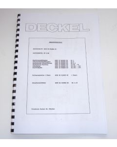 Elektrische Unterlagen (Schaltplan) Deckel FP4MK 2203 ab Bj.86