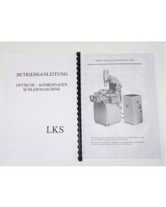 Betriebsanleitung (Bedienerhandbuch) Deckel LKS Koordinatenschleifmaschine