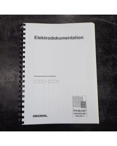 Elektrische Unterlagen (Schaltplan) Deckel FP4-60, 60T 2830, 2833 D11