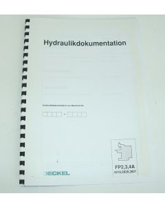 Hydraulikdokumentation für Deckel - (FP2A) (FP3A) FP4A Fräsmaschine