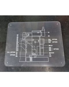 Übersichtsplan Anschlüße und Elektro für FP4MA Deckel Fräsm. (neu)