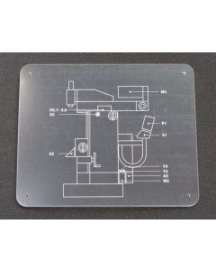 Übersichtsplan Anschlüße und Elektro für FP4M rechts Deckel Fräsm. (neu)