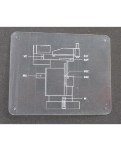 Übersichtsplan Anschlüße und Elektro für FP4M links Deckel Fräsm. (neu)