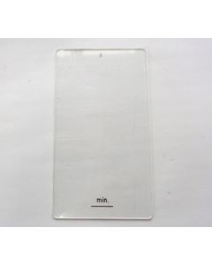 Ölstand Schild 140x250mm für Deckel NC Fräsmaschine (neu)