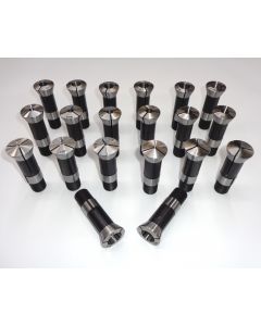 Spannzangensatz 358E W23 1-mm steigend, d: 1-20 (20 Stück)