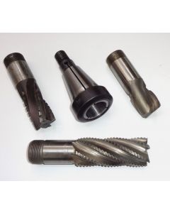 Direktspannzange 574E SK40 S20x2 D32mm + 3 Fräser (gebraucht) Deckel