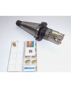 Kombiaufsteckdorn SK40 S20x2 D16 + Fräser D32mm (gebraucht) Deckel Fräsmaschine