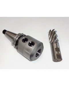 Flächenspannfutter (gebraucht) SK40 S20x2 D32mm +1 Fräser Deckel Fräsmaschine