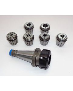 Spannzangenfutter gebr. SK40 DIN2080 ER40 (6Stk) D 8, 10, 12, 14, 16, 20