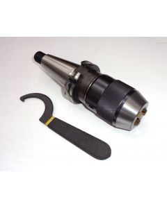 Bohrfutter (gebraucht) SK40 DIN69871 S20x2 3-16 + Bolzen S20x2 und Schlüssel