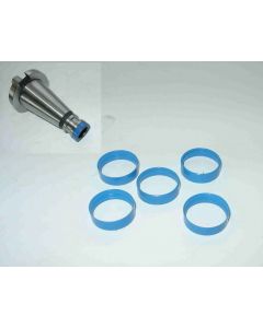 Schutzring Satz DIN2080 SK50 (5 Stück - blau) Deckel Fräsmaschine