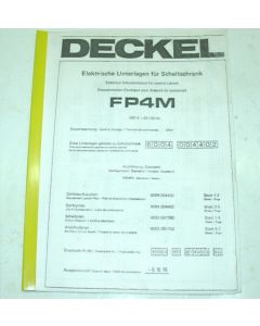 Elektrische Unterlagen (Schaltplan) Deckel FP4M ab Bj.86