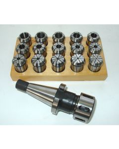 Spannzangenfutter SK30 DIN2080 OZ415 OZ16 2-16 Holzsockel 5x3