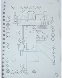 Ersatzteilplan Deckel FP4M 2203 bis Bj.86