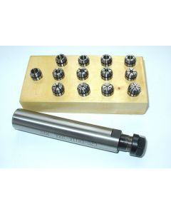 Spannzangenfutter zylindrisch ER11 D20 L100 Satz (8µm) 1-7 Holzsockel