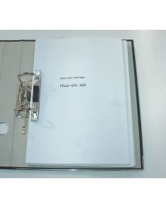 Elektrische Unterlagen (Schaltplan) Deckel FP4A 41A 42A 2301