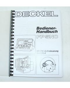 Betriebsanleitung (Bedienerhandbuch) FP5NC 2806 Dialog 4