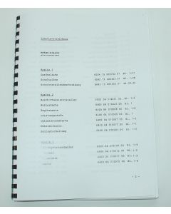 Elektrische Unterlagen (Schaltplan) Deckel FP5NC D4 2806