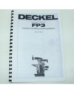 Betriebsanleitung Deckel Fräsmaschine FP3, ab Bj.78 english TNC113