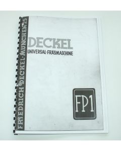 Bedienungsanleitung- Prospekt für Deckel FP1 Bj. 1938-45