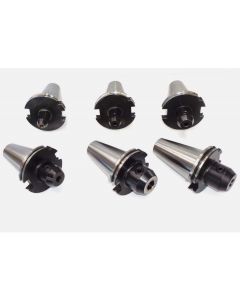 6 Flächenspannfutter (gebraucht) SK50 DIN69871 D6,8,10,12,16,20 Deckel Fräsm.