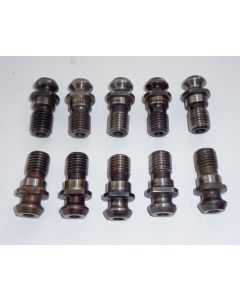 10 Anzugsbolzen SK40 DIN7388 II B MAHO mit Bohrung (gebraucht)