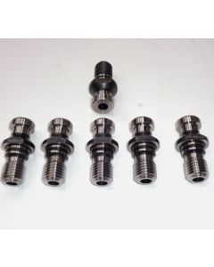 6 Anzugsbolzen SK50 DIN69872 mit Bohrung (neuwertig)