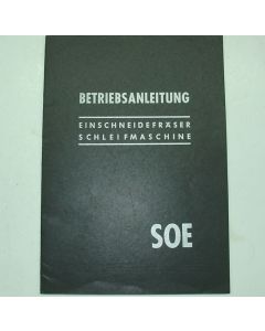 Betriebsanleitung (Bedienerhandbuch) SOE original (gebraucht)