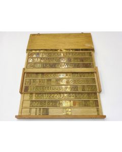 Buchstabensatz (Schriftsatz) für Deckel Graviermaschine G1L,GK21 (gebr.)