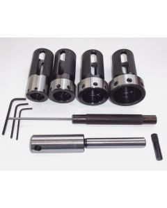 Schneideisenhalter Zyl. 12,5mm Satz D20,25,30,38mm für Drehmaschinen (neu)