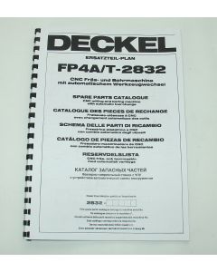 Ersatzteilplan Deckel Fräsmaschine FP4T 2832