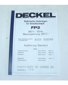 Elektrische Unterlagen (Schaltplan) Deckel FP2 ab Bj.80