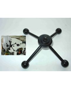 Sterngriff 10mm Sechskant z.B. für Deckel Fräsmaschine.