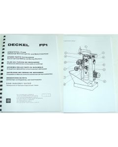 Ersatzteilplan Deckel Fräsmaschine FP1, ab Bj.1967 - 77