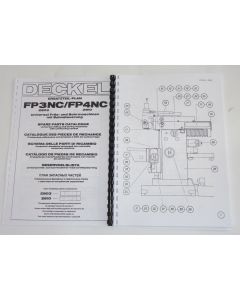 Ersatzteilplan Deckel Fräsmaschine FP3NC 2803/ FP4NC 2810 ab Bj. 86