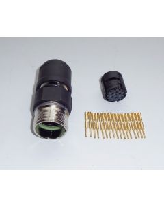 Stecker Id.Nr. 291698-25 NEU Stecker Aussengewinde 17polig D4,5