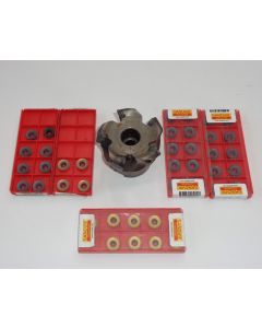 Messerkopf D 62mm H50mm mit 42 Wendeplatten (gebraucht)